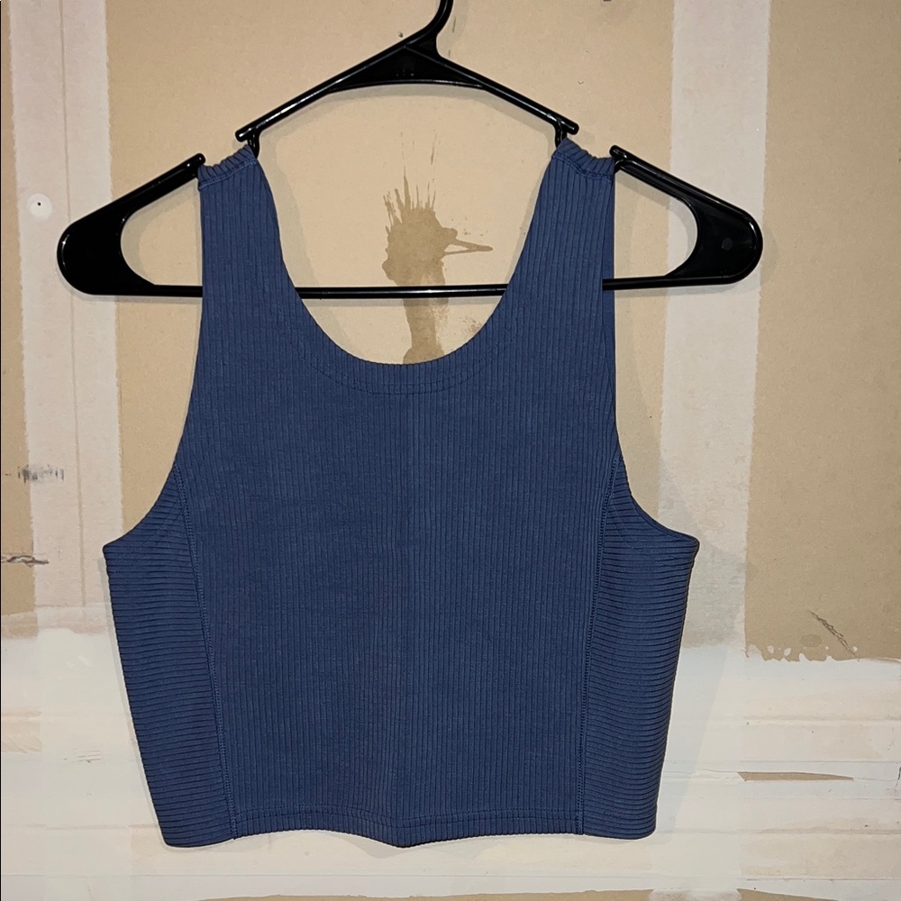 Lululemon Ribbed Softstreme Cropped Tank Reversible